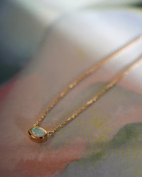 East-West Australian Opal Necklace