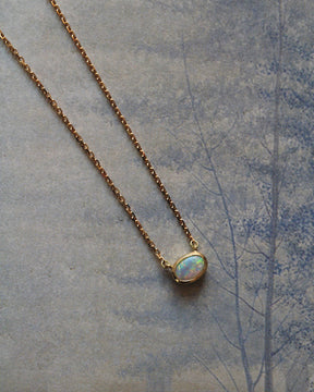 East-West Australian Opal Necklace